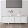 vidaXL Mobile TV Bianco 120x30x40,5 cm in Truciolato