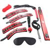 ToyAmour Kit Bondage per Coppia di 10 pezzi ToyAmour T6005 con Polsini Cavigliere Collare