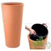 VASO PORTAVASO INTERNO ESTERNO TONDO ROTONDO ALTO TERRACOTTA Ø40XH78 CM 65 LT