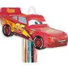 Unique Party 65981 - Disney Cars Saetta McQueen Pinata - Tirare la Corda