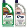 Nuncas Livax 20 Carati - 1L & Livax Splendi Parquet Cera Protettiva per Pavimenti in Legno - 1L