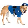 Rubie's 885945X - Costume ufficiale poliziotto per cani, colore: Blu