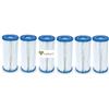 Bestway58012 Pz 6 Filtro Ricambio III per Pompa Motore 5678 LT/Ora Piscina 1500g