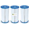 Bestway58012 Pz 3 Filtro Ricambio III per Pompa Motore 5678 LT/Ora Piscina 1500g