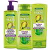 Garnier Fructis Routine Completa Idratante, Con Shampoo, Balsamo e Air Dry Cream, Per Capelli da Mossi a Ricci, Con Proteine Vegetali e Olio di Pistacchio, Hydra Ricci