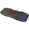 Trust GXT 830-RW Avonn tastiera Giocare USB Tedesco Nero