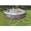 Bestway PISCINA ROTONDA AUTOPORTANTE EFFETTO RATTAN CON POMPA Ø396xH84 CM BESTWAY 57376