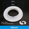 Brand new and high quality Cover Rosette Cover Rosetta Cavo Entrata Cavo Passaggio 40-80mm Foro Cover