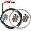 MVTEK FILO FRENO BICICLETTA TESTA SFERICA 1.5 x 1750 mm. ZINCATO + GUAINA D.4.5 NERA