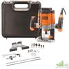 FRESATRICE ELETTRICA B+D KW1200EKA 1200 WATT IN VALIGETTA + 6 FRESE BLACK+DECKER