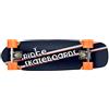 Ridge Skateboards Skunkslider Short Mini Cruiser Longboard Skateboard completa vintage retro, 27, Arancione