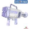 PISTOLA SPARA BOLLE DI SAPONE SPARABOLLE + 2 RICARICHE GIOCATTOLO BAMBINO