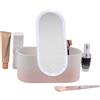 ORGANIZER SPECCHIO BOX PORTA TRUCCO PORTAGIOIE ESPOSITORE COSMETICI PORTATILE