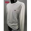 LEVI'S T-Shirt uomo Red Tab 42290.49.51 manica lunga bianca in cotone elasticizz