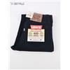 LEVI'S jeans LEVIS 440 Fustagno Nero Regular Fit Dritto Vintage Boyfriend
