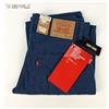 LEVI'S jeans LEVIS 551 RED TAB Blu Standard Fit Straight Leg ORIGINAL VINTAGE