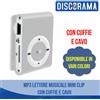 MP3 LETTORE MUSICALE MINI CLIP CON CUFFIE E CAVO STILE IPOD NANO