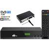 DVB-T2 DECODER DIGITALE TERRESTRE CON TELECOMANDO HDMI ETHERNET PRESA SCART 2022