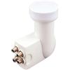 DIPROGRESS Illuminatore parabola lnb 1 uscita 2 4 uscite quad convertitore satellitare