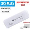 INTERNET KEY CHIAVETTA USB 4G LTE MODEM PORTATILE WI FI 3 IN 1 USB INGRESSO SIM