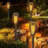 2X LAMPADA DA GIARDINO SOLARE TORCIA LUCE ESTERNO EFFETTO FUOCO PICCHETO LED