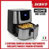 HOOMEI FRIGGITRICE AD ARIA CALDA HOOMEI ELETTRICA SENZA OLIO 6.5L 1500W DISPLAY TOUCH