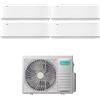 Hisense Condizionatore Hisense Energy Pro X Quadri Split 9+9+9+12 btu WIFI 4AMW81 A++