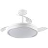 VENTILATORE DA SOFFITTO LUCE DIMMERABILE PALE SCOMPARSA LAMPADARIO SOSPENSIONE