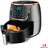 FRIGGITRICE AD ARIA CALDA DISPLAY TOUCHSCREEN COTTURA SENZA OLIO 7.5LT 1500W