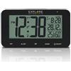 Explore Scientific Sveglia Digitale Stazione Meteo Display LCD Nero Explore Scientific RDC1004BLK