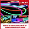 BENOVO KIT STRIP LED NEON FLESSIBILE 5 METRI 12V + ALIMENTATORE IP65 120 LED SILICONE
