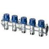 FAR 3917 13404 Collettore 4 vie 1" flangiato valvola attacco 3/4" EUROKONUS FAR
