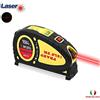 LIVELLA LASER AUTOLIVELLANTE ORIZZONTALE VERTICALE CON METRO A NASTRO DA 5 MT