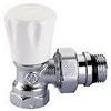 CALEFFI 411402 1/2 Valvola manuale per radiatori, attacchi a squadra CALEFFI
