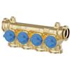 CALEFFI 359250 Collettore con intercettazioni singole (manopole blu) 5 CALEFFI