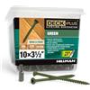 Deck Plus Hillman Fasteners 48408 2,3 kilogram 10 x 3.5 Green Deckscrew