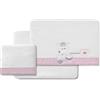 Interbaby Lenzuola Coralina per culla Cuore Amoroso bianco e rosa