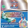 Elmer's kit per slime metallizzato | Il kit per slime include la colla vinilica metallizzata | Con liquido magico attivatore di slime | Kit da 4 pezzi