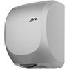 Jofel - Asciugamani ottico ad alte prestazioni (400 Km/h) 1400W, asciuga in 10 secondi, asciugamani automatico, filtro Hepa, antivandalo, AVE Robusto alloggiamento in ABS AA19300 Argento