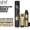 ghd Pack Hair Protection: bodyguard heat protector spray + perfect ending final fix spray + rehab advanced split end theraphy