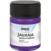KREUL 8105 - Vernice per seta Javana in barattolo da 50 ml, viola, vernice a base d'acqua altamente pigmentata e brillante, con carattere fluido, penetra in profondità nelle fibre