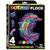 DIAMOND DOTZ DOTZIES 2594445 - Kit per pittura con diamanti 5D, motivo: animali marini al neon, 4 immagini colorate con brillantini, kit per dotting per bambini dai 6 anni in su, principianti