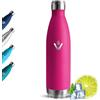 Grsta Borraccia Termica, Borraccia 500ml Senza BPA, Isolato Sottovuoto, Borracce Termiche a Prova di Perdite, Bottiglia Termica, Riutilizzabile Borraccia Acciaio Inox per Lavoro, Outdoor, Sport
