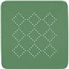 SPIRELLA - Tappeto per Doccia in Schiuma PVC Alaska - Tappeto da Bagno Antiscivolo con Ventose + Fori di Drenaggio Antimuffa - 55 x 55 cm - Verde Muschio