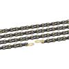XLC CC-C08 - Catena per Bicicletta, Nero/Oro, 1/2 x 11/128