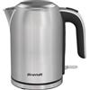 Brandt Bollitore BO1704X - Capacità: 1,7 L - Livello acqua visibile e graduato - Apertura del coperchio sul manico - Filtro anticalcare rimovibile lavabile - Avvolgicavo - Indicatore luminoso - 2200 W -