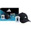 adidas, Cofanetto Regalo Ice Dive, Eau de Toilette 100 ml e Cappellino adidas Nero Con Visiera
