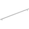 Amerock BP1901826 | Bar Pull 25-3/16 pollici (640 mm) Centro-centro cromo lucido | Hardware per mobili | Maniglia per cassetti