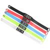 CONTAPASSI OROLOGIO DIGITALE PEDOMETRO LCD POLSO SPORT CORSA SILICONE op