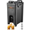 VEVOR Distributore per Bevande Isotermico con Rubinetto di Erogazione Capienza ca. 18,9L Materiale Alimentare per Buffet Festa Evento, Contenitore Isotermico per Distribuzione Bevande Calde/Fredde
